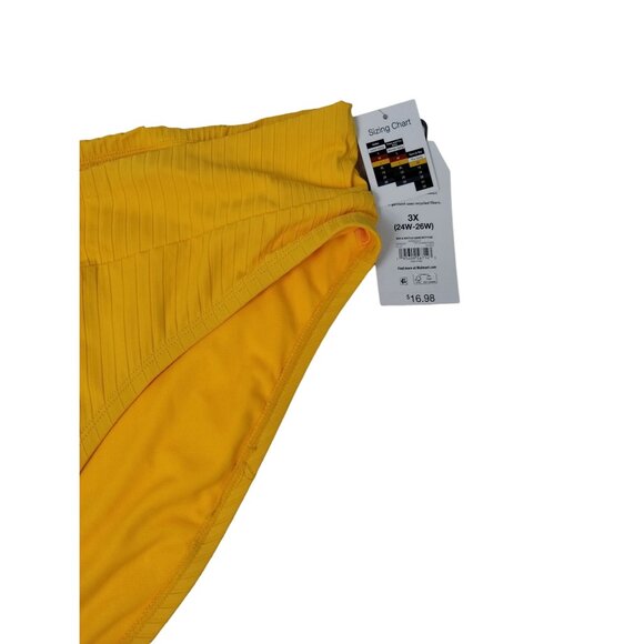 Time and Tru Womens 3X Marigold Mid Rise Mix and Match Bikini Bottoms New - Picture 3 of 7